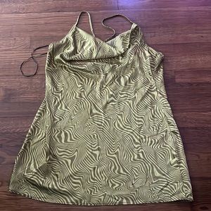 H&M Crossed Tanktop Silk Dress